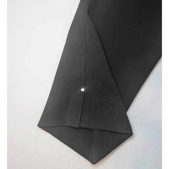 White House Black Market Mid-Rise Slim Crop Pants Black 12S - Picture 3 of 7